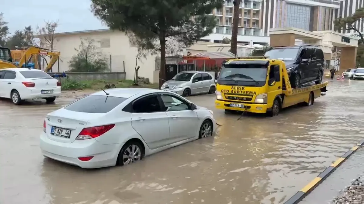 Ливни и риск наводнений в Анталье
