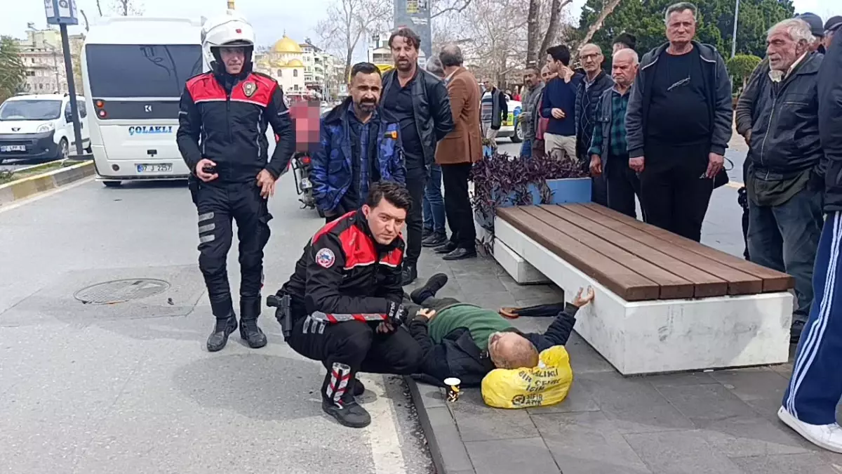 В Анталье мотоцикл сбил пешехода